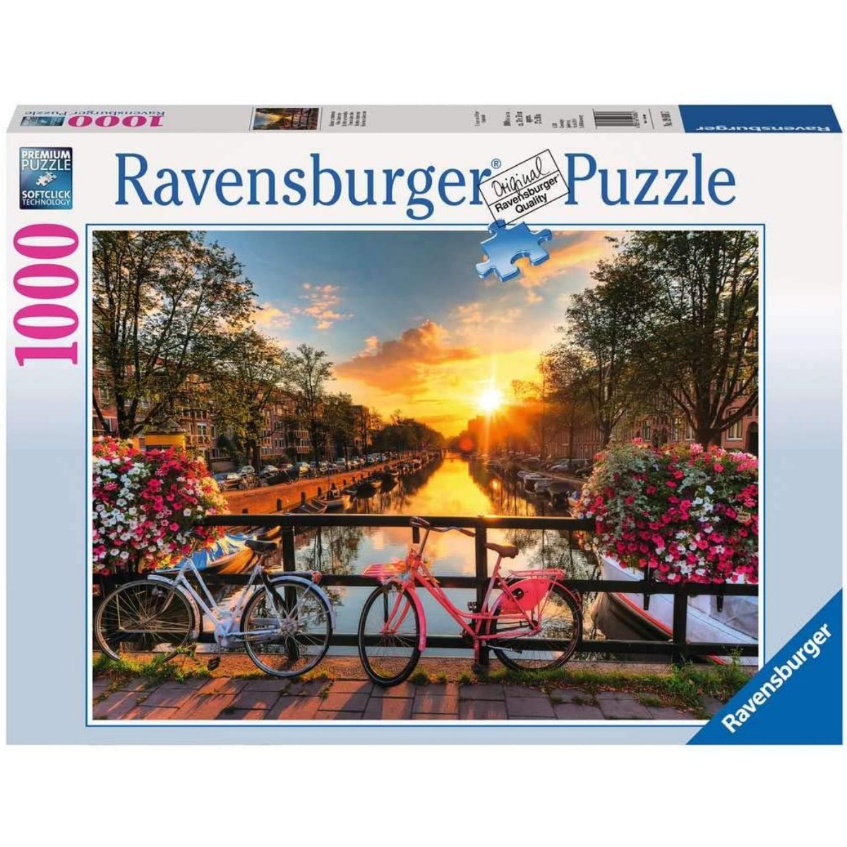 Ravensburger Bicycles in Amsterdam 1000 Piece Jigsaw Puzzle - Phillips Hobbies