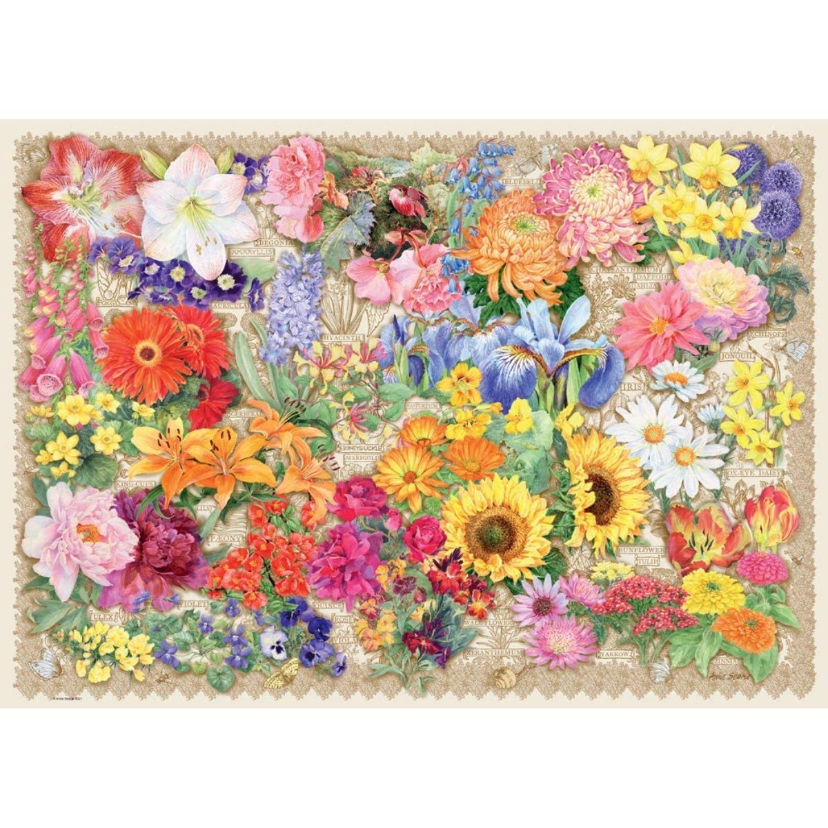 Ravensburger Blooming Beautiful 1000 Piece Jigsaw Puzzle - Phillips Hobbies