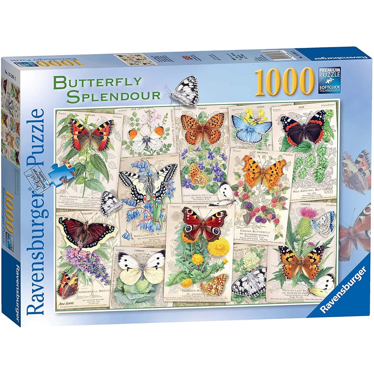 Ravensburger Butterfly Splendours 1000 Piece Jigsaw Puzzle - Phillips Hobbies
