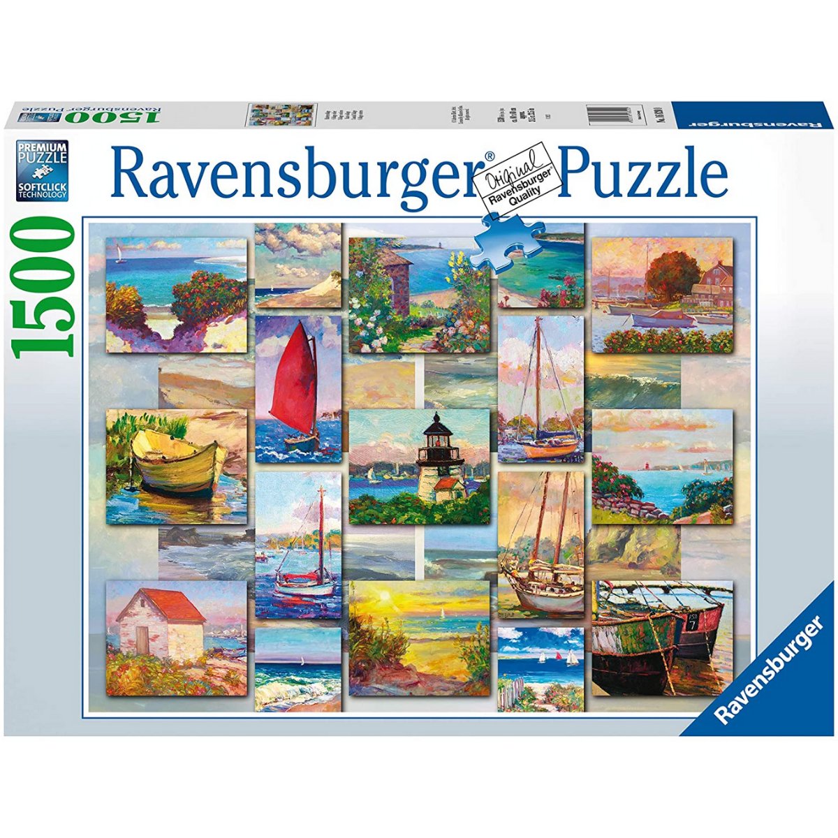 Ravensburger Coastal Collage 1500 Piece Jigsaw Puzzle - Phillips Hobbies