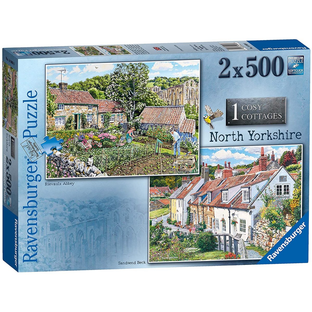 Ravensburger Cosy Cottages - North Yorkshire 2x 500 Piece Jigsaw Puzzle - Phillips Hobbies