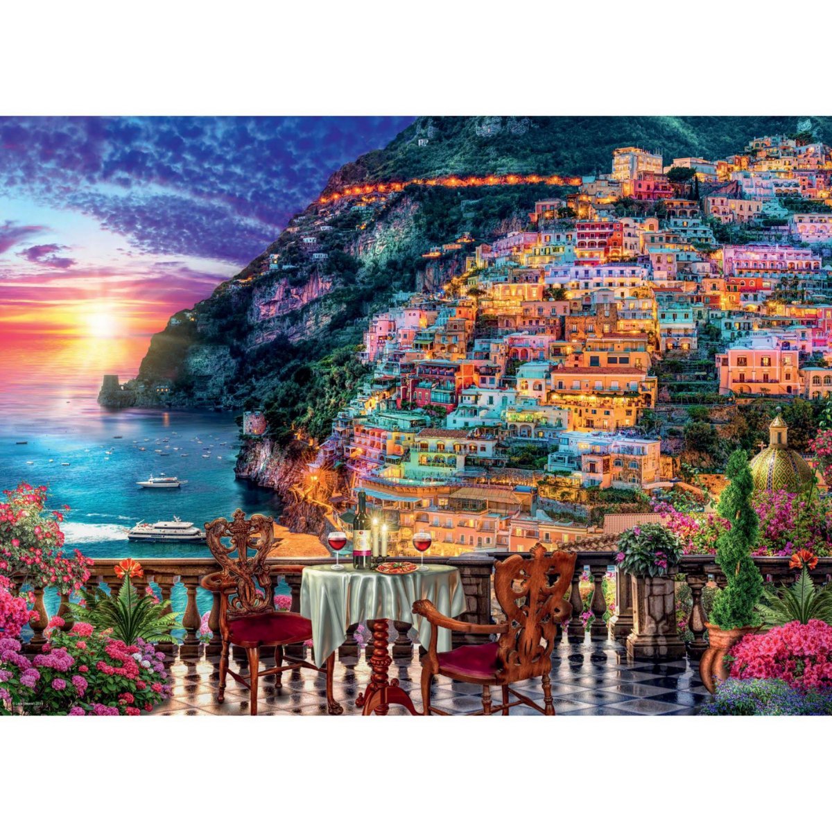 Ravensburger Dinner in Positano 1000 Piece Jigsaw Puzzle - Phillips Hobbies