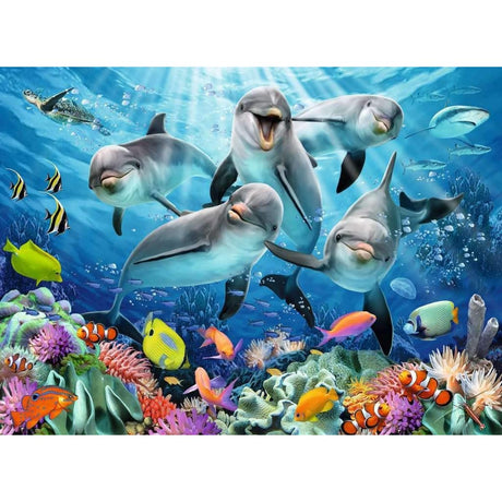 Ravensburger Dolphins 500 Piece Jigsaw Puzzle - Phillips Hobbies