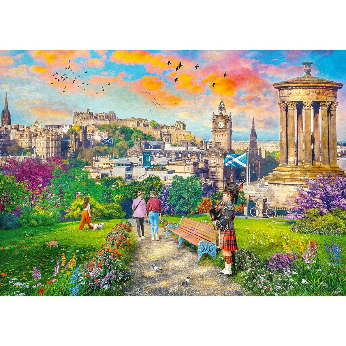 Ravensburger Edinburgh Romance 1000 Piece Jigsaw Puzzle - Phillips Hobbies