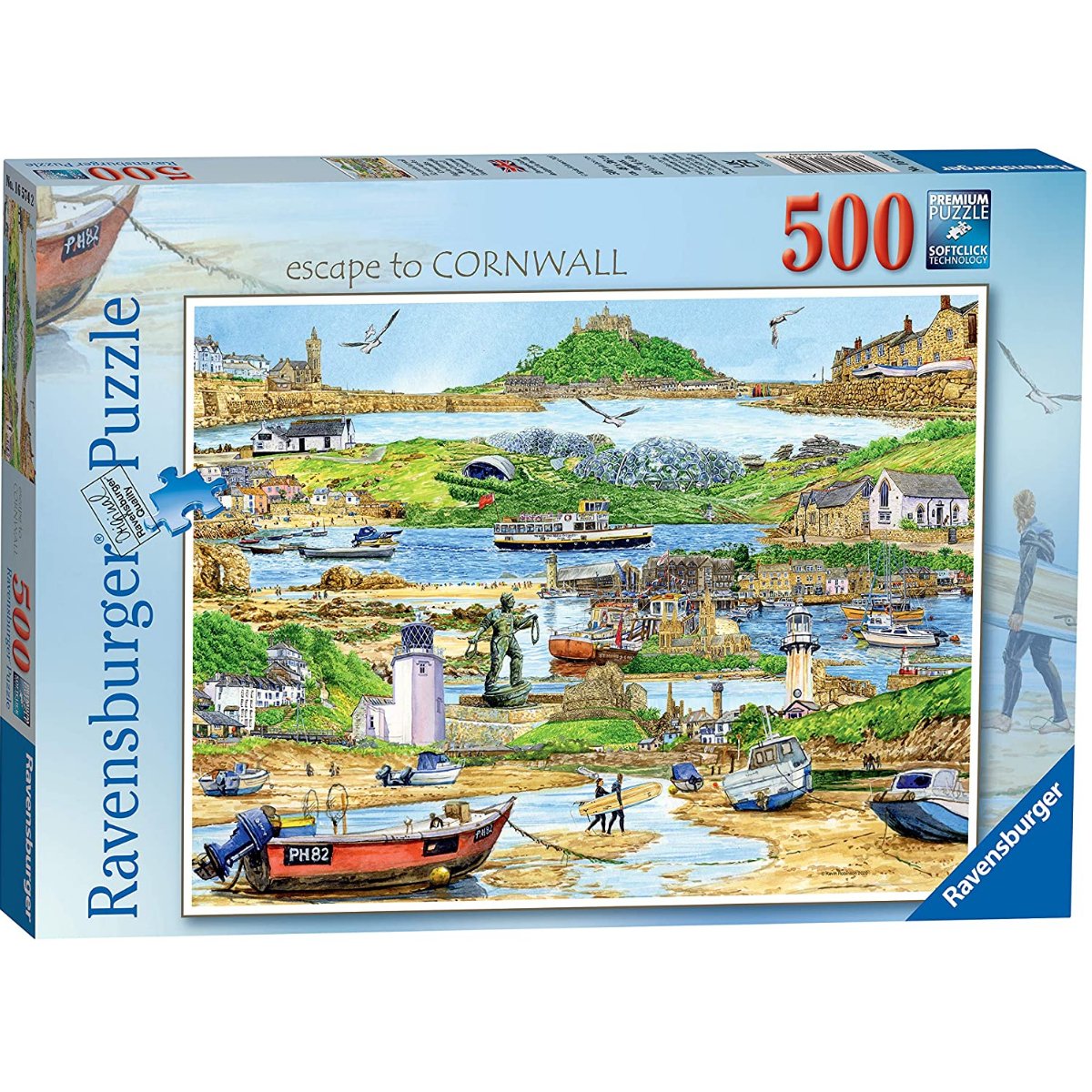 Ravensburger Escape to Cornwall 500 Piece Jigsaw Puzzle - Phillips Hobbies