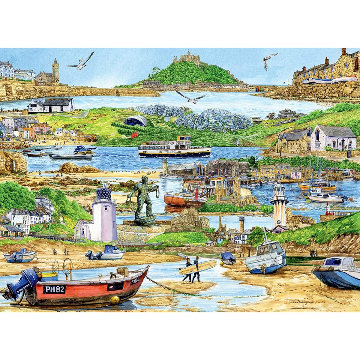 Ravensburger Escape to Cornwall 500 Piece Jigsaw Puzzle - Phillips Hobbies