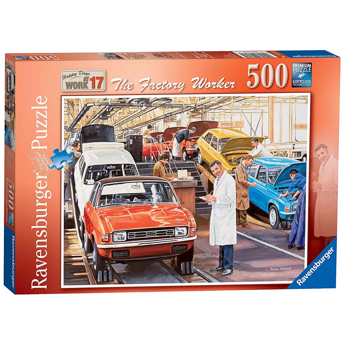 Ravensburger Happy Days at Work No.17 - The Factory Worker 500 Piece Jigsaw Puzzle - Phillips Hobbies