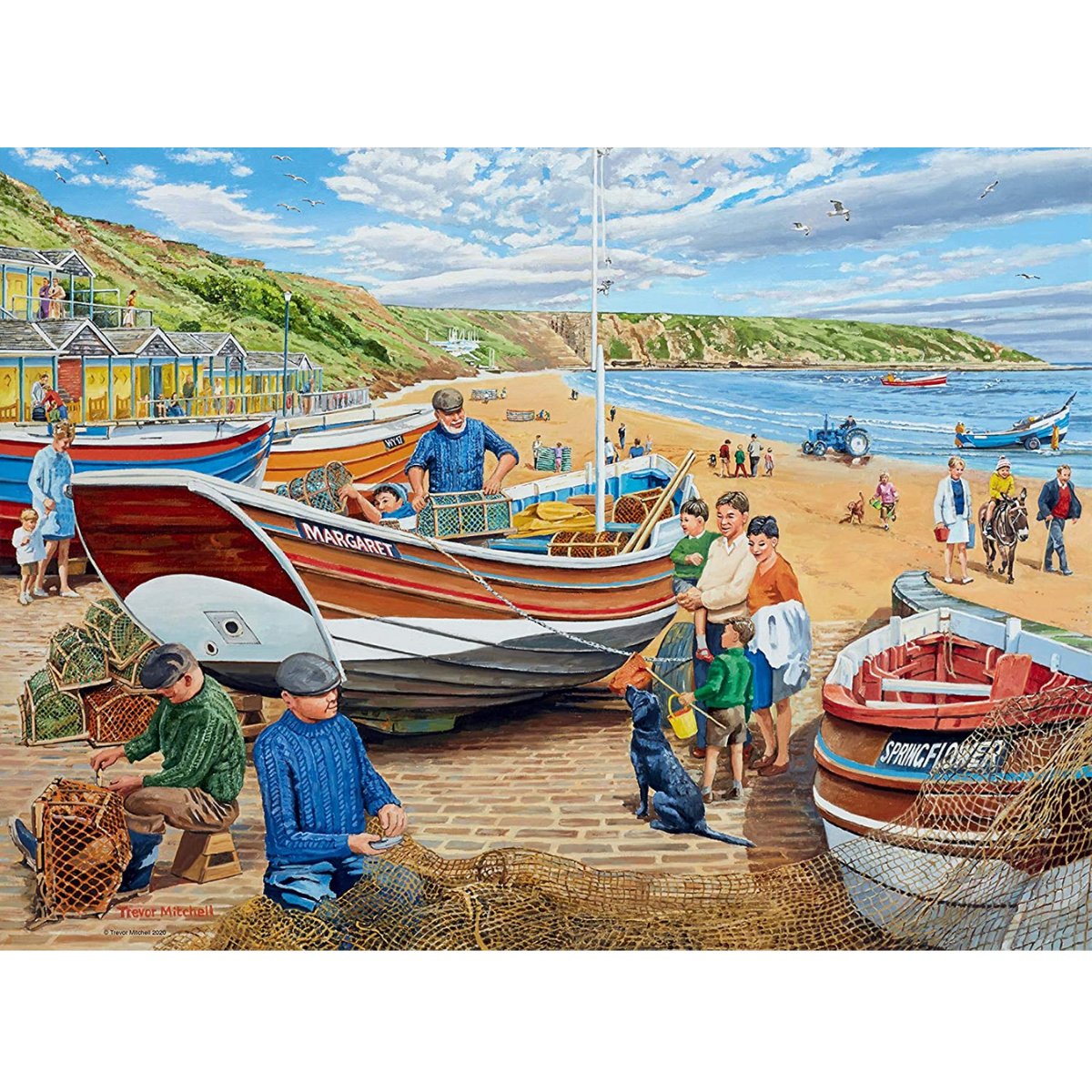 Ravensburger Happy Days at Work, The Fisherman 500 Piece Jigsaw Puzzle - Phillips Hobbies
