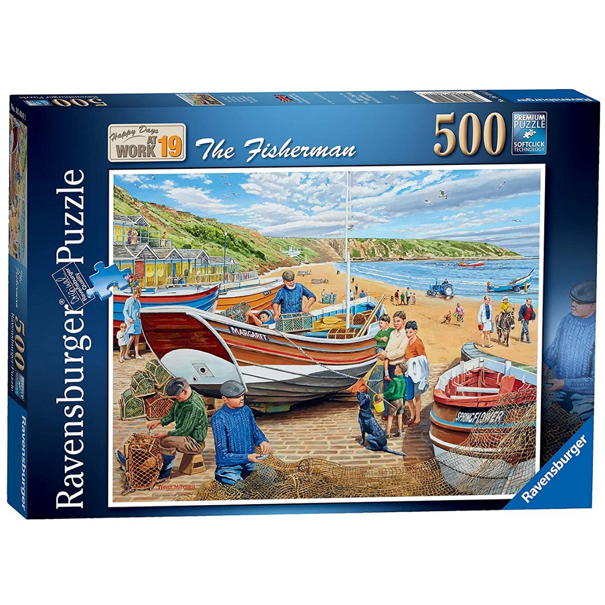 Ravensburger Happy Days at Work, The Fisherman 500 Piece Jigsaw Puzzle - Phillips Hobbies