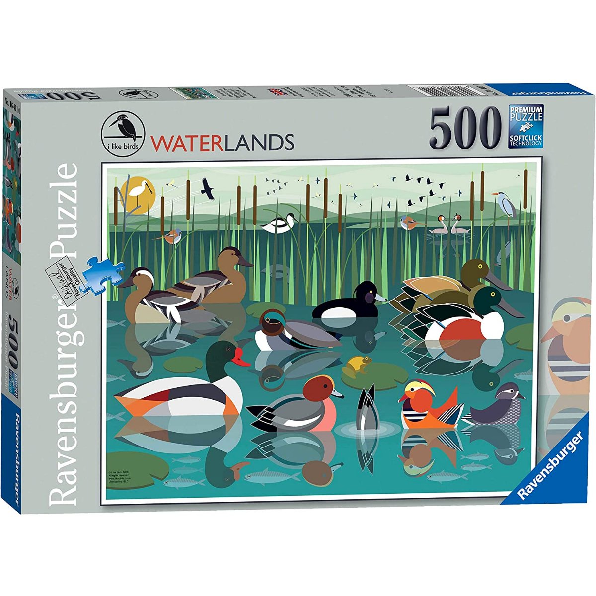 Ravensburger I like Birds - Waterlands 500 Piece Jigsaw Puzzle - Phillips Hobbies