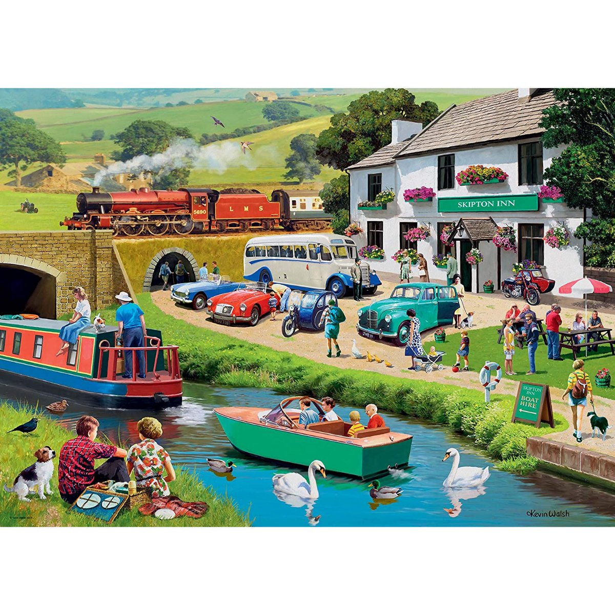 Ravensburger Leisure Days No 2, Exploring the Dales 1000 Piece Jigsaw Puzzle - Phillips Hobbies