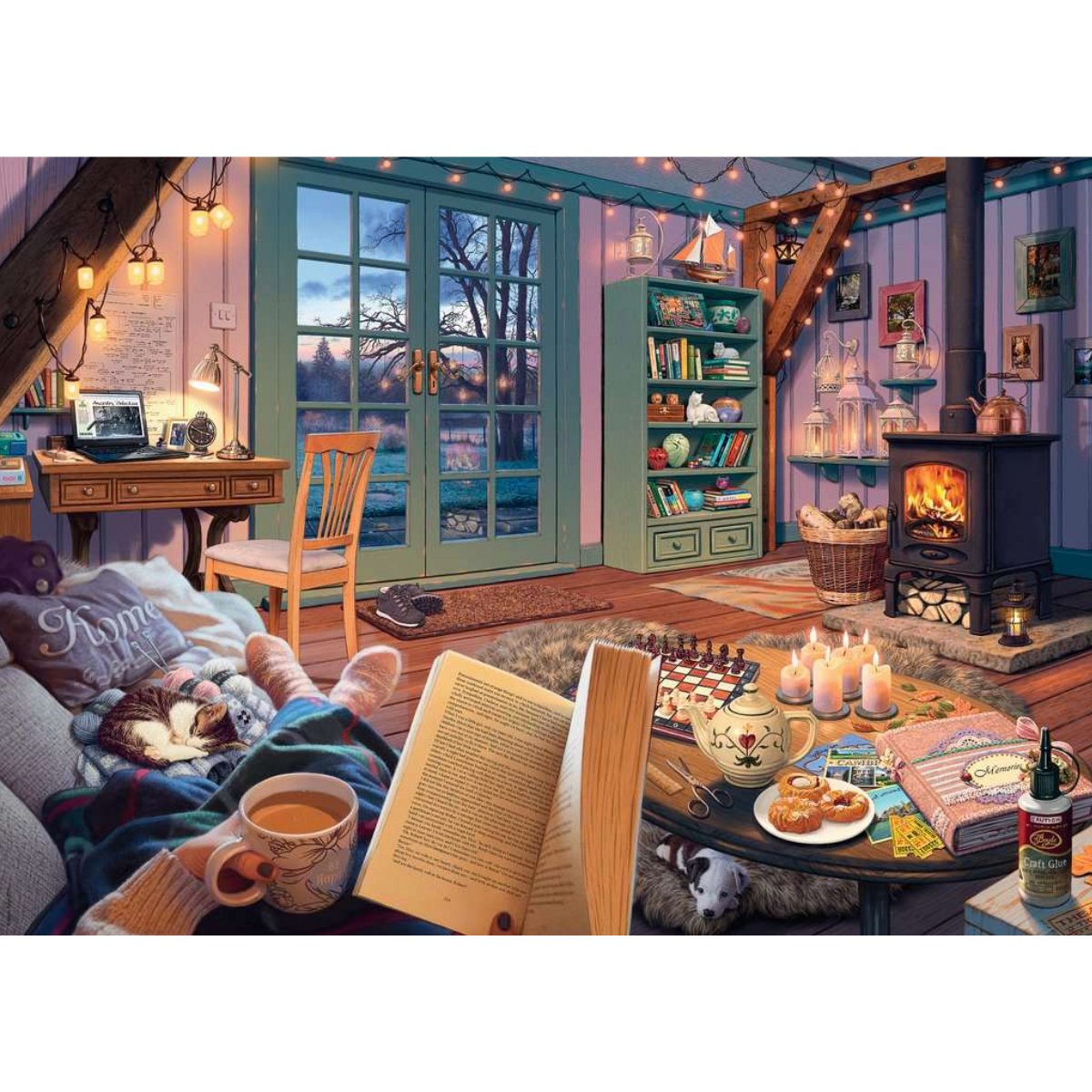 Ravensburger My Haven No 6. The Cosy Shed 1000 Piece Jigsaw Puzzle - Phillips Hobbies
