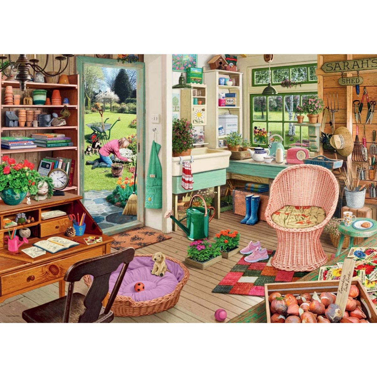 Ravensburger My Haven No 8, The Garden Shed Jigsaw Puzzle (1000 Pieces) - Phillips Hobbies