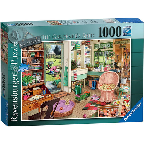 Ravensburger My Haven No 8, The Garden Shed Jigsaw Puzzle (1000 Pieces) - Phillips Hobbies