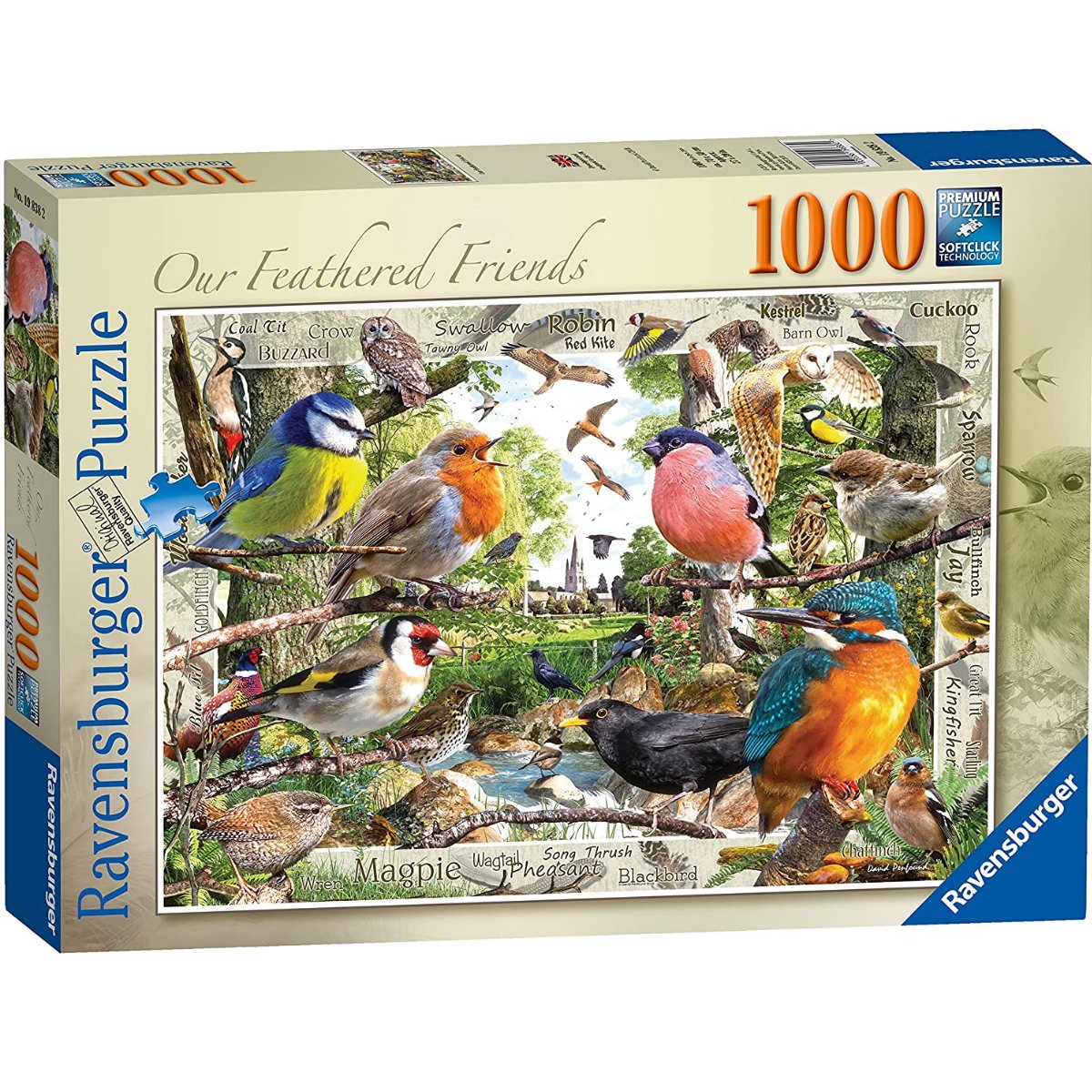 Ravensburger Our Feathered Friends Jigsaw Puzzle (1000 Pieces) - Phillips Hobbies