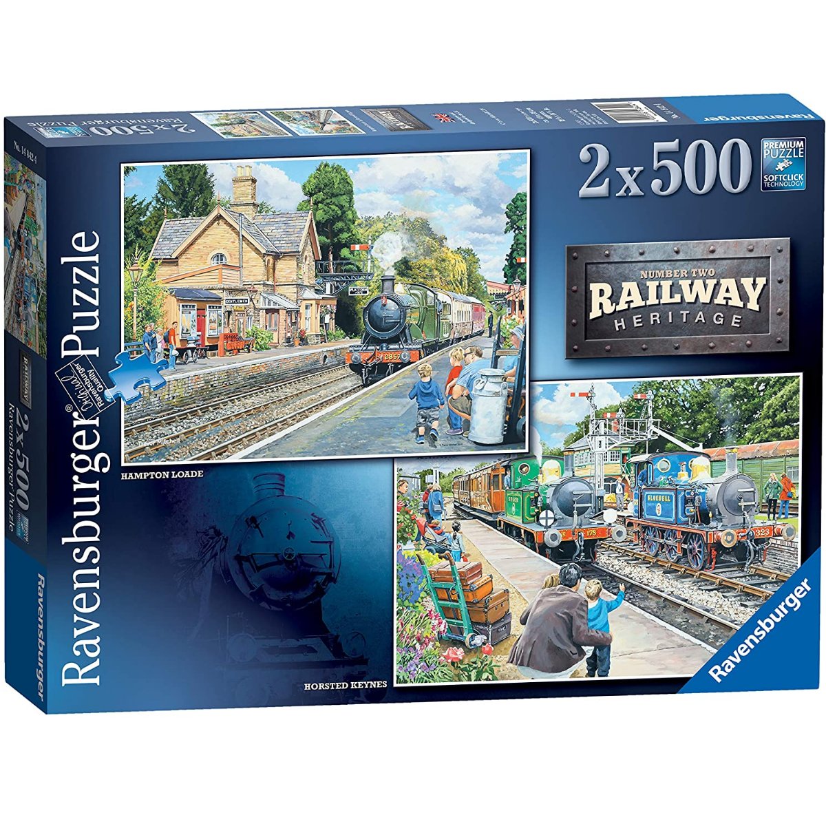 Ravensburger Railway Heritage No. 2 - Horsted Keynes & Hampton Loade (2x 500 Pieces) - Phillips Hobbies