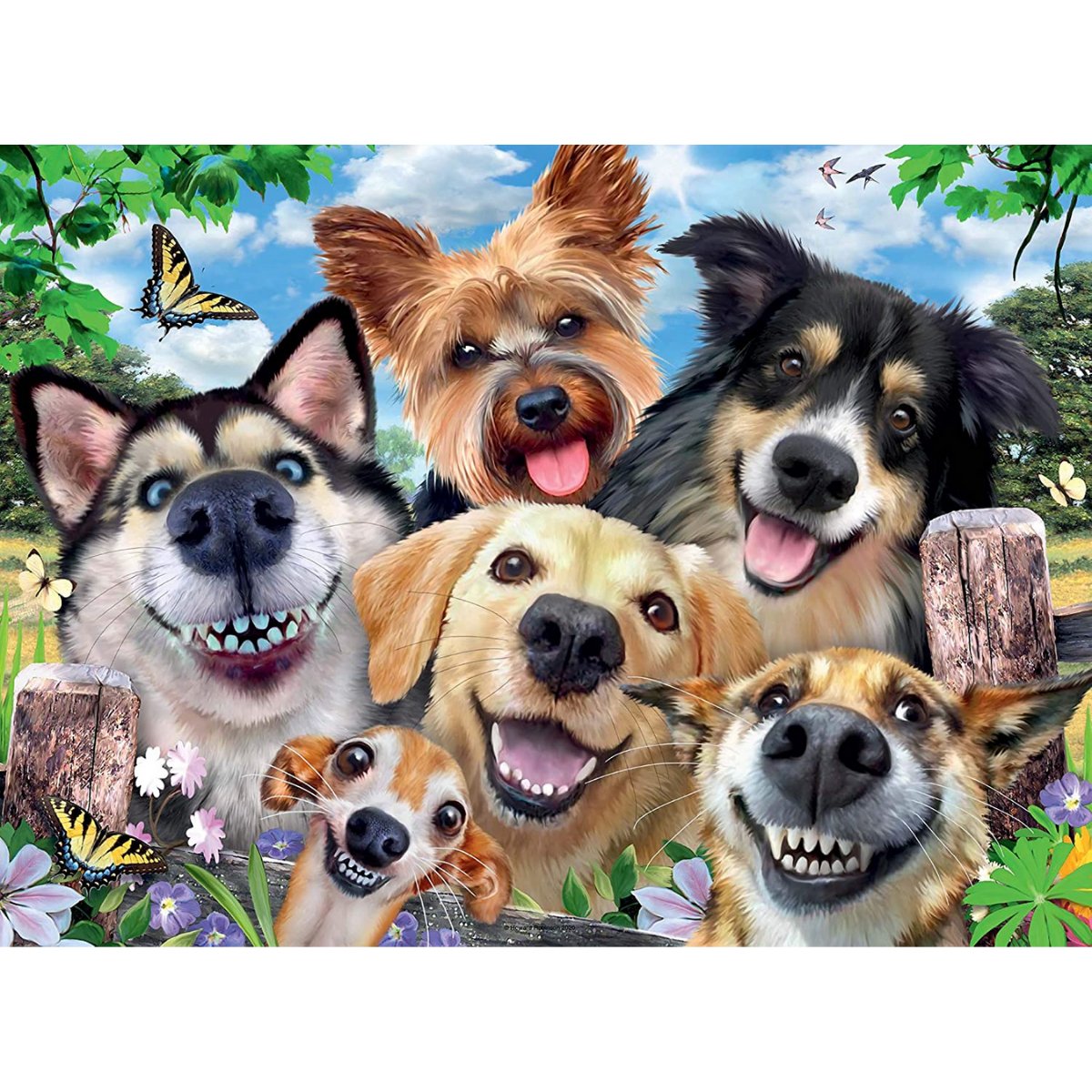 Ravensburger Selfies Dogs' Delight Jigsaw Puzzle - 500 Pieces - Phillips Hobbies
