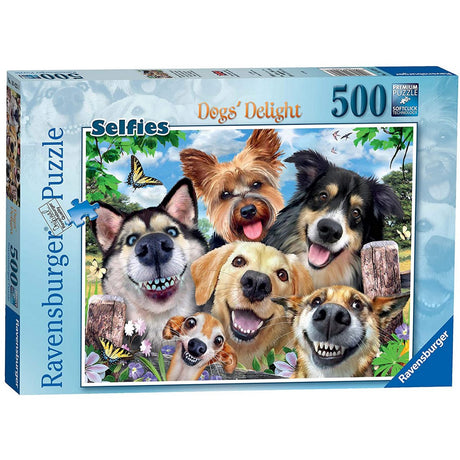 Ravensburger Selfies Dogs' Delight Jigsaw Puzzle - 500 Pieces - Phillips Hobbies