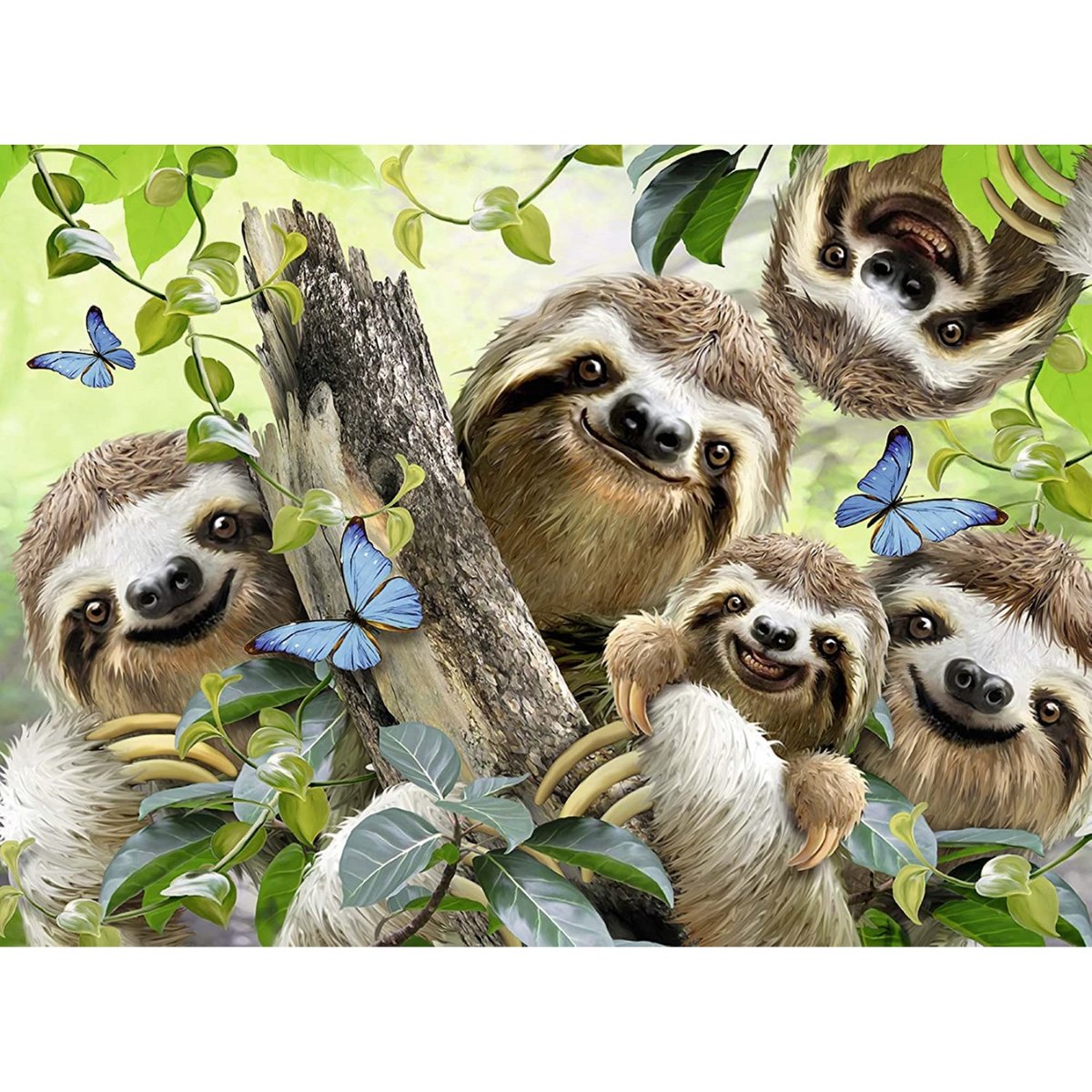 Ravensburger Sloth Selfie Jigsaw Puzzle (500 Pieces) - Phillips Hobbies