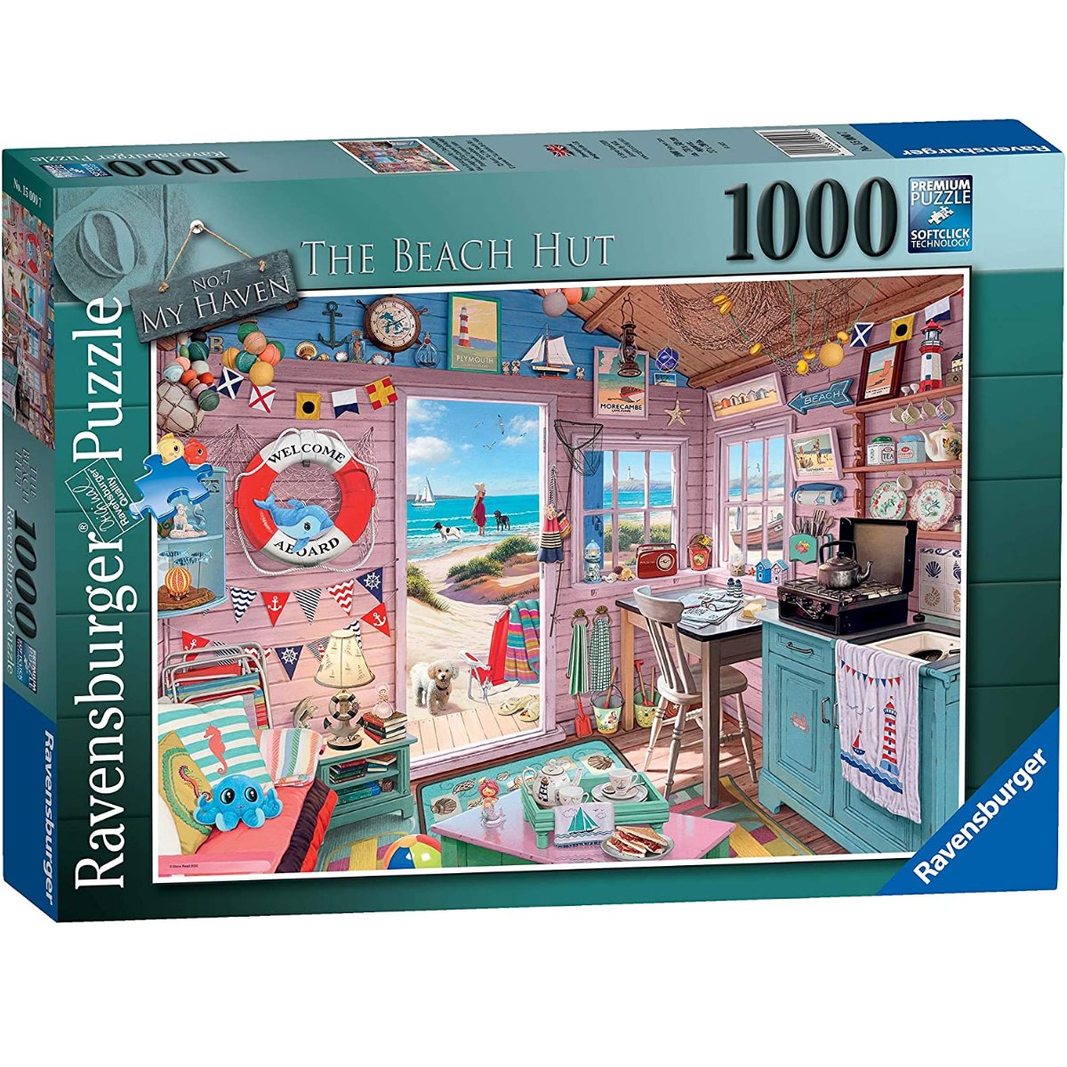 Ravensburger The Beach Hut Jigsaw Puzzle (1000 Pieces) - Phillips Hobbies