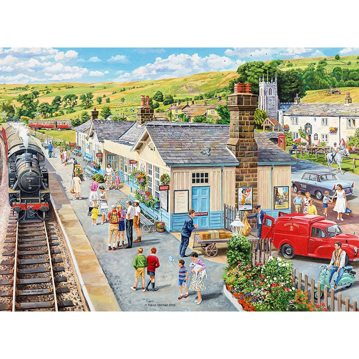 Ravensburger The Country Station Jigsaw Puzzle (100 Large Pieces) - Phillips Hobbies