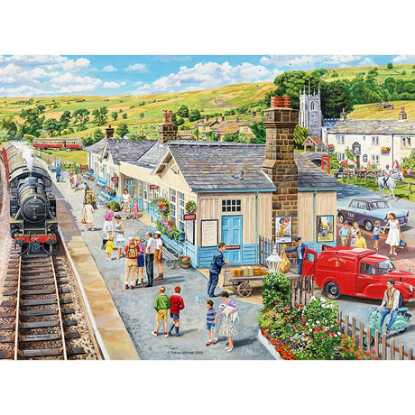 Ravensburger The Country Station Jigsaw Puzzle (100 Large Pieces) - Phillips Hobbies
