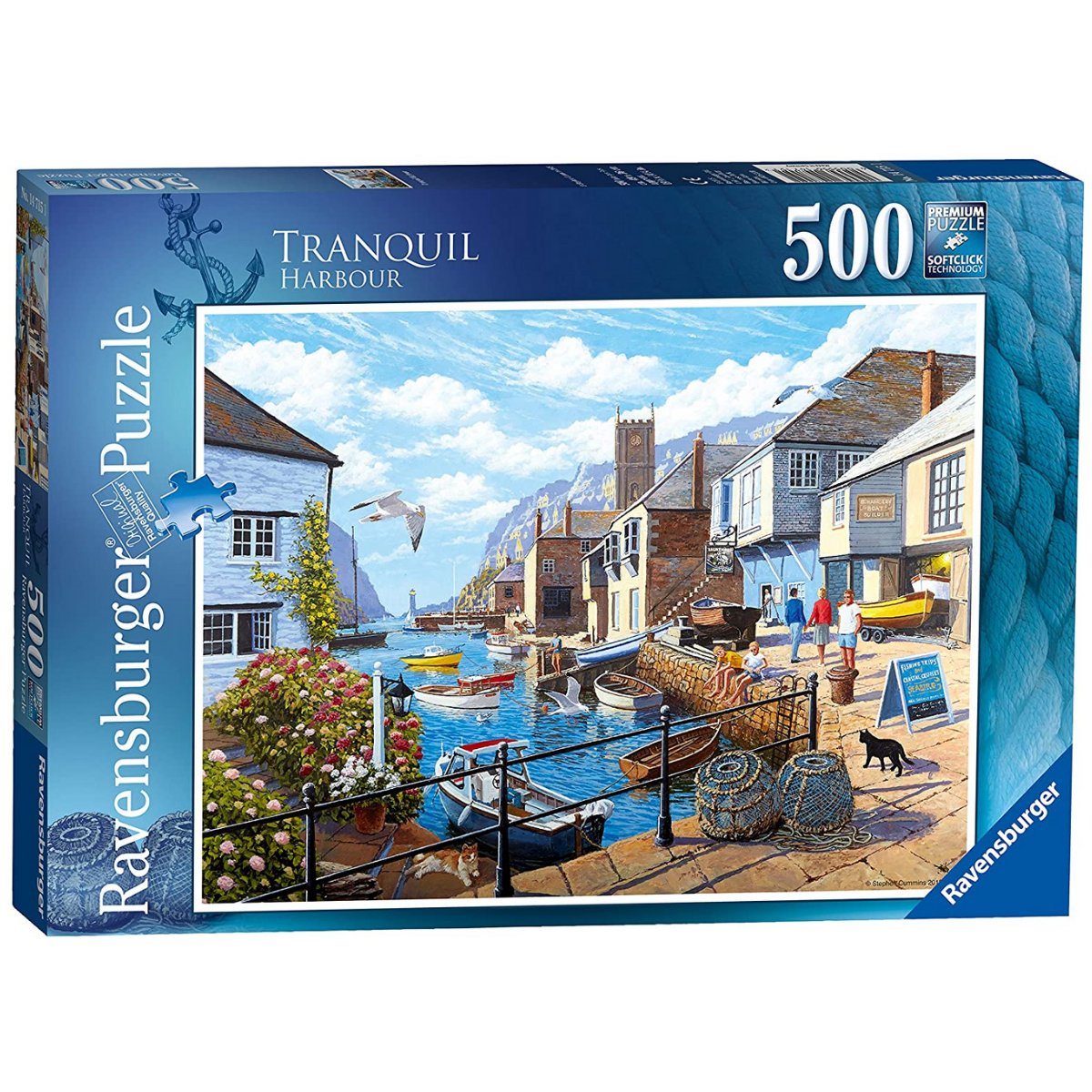 Ravensburger Tranquil Harbour Jigsaw Puzzle (500 Pieces) - Phillips Hobbies