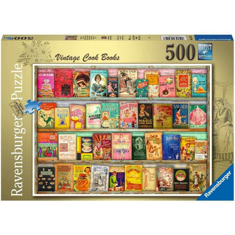 Ravensburger Vintage Cook Books Jigsaw Puzzle (500 Pieces) - Phillips Hobbies