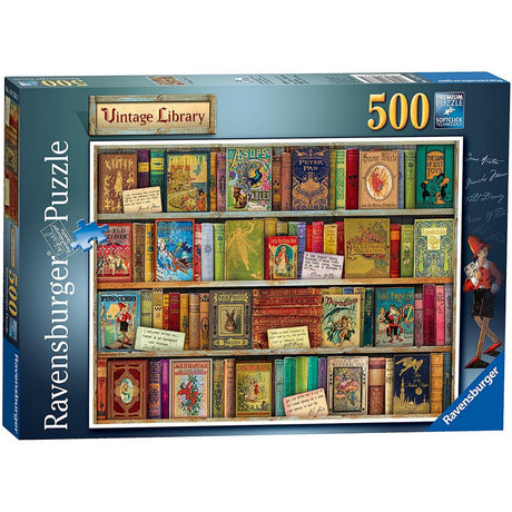 Ravensburger Vintage Library Jigsaw Puzzle (500 Pieces) - Phillips Hobbies