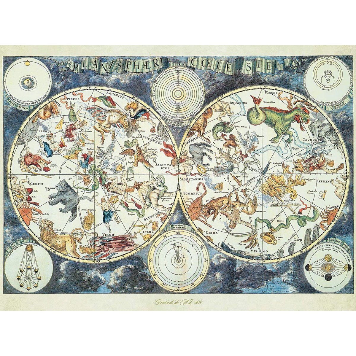 Ravensburger World Map of Fantastic Beasts Jigsaw Puzzle (1500 Pieces) - Phillips Hobbies