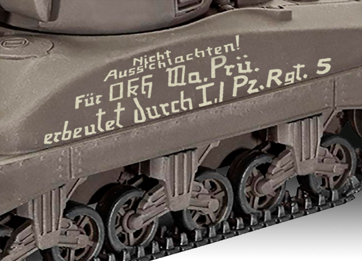 Revell 03290 Sherman M4A1 Plastic Kit - 1:72 Scale - Phillips Hobbies