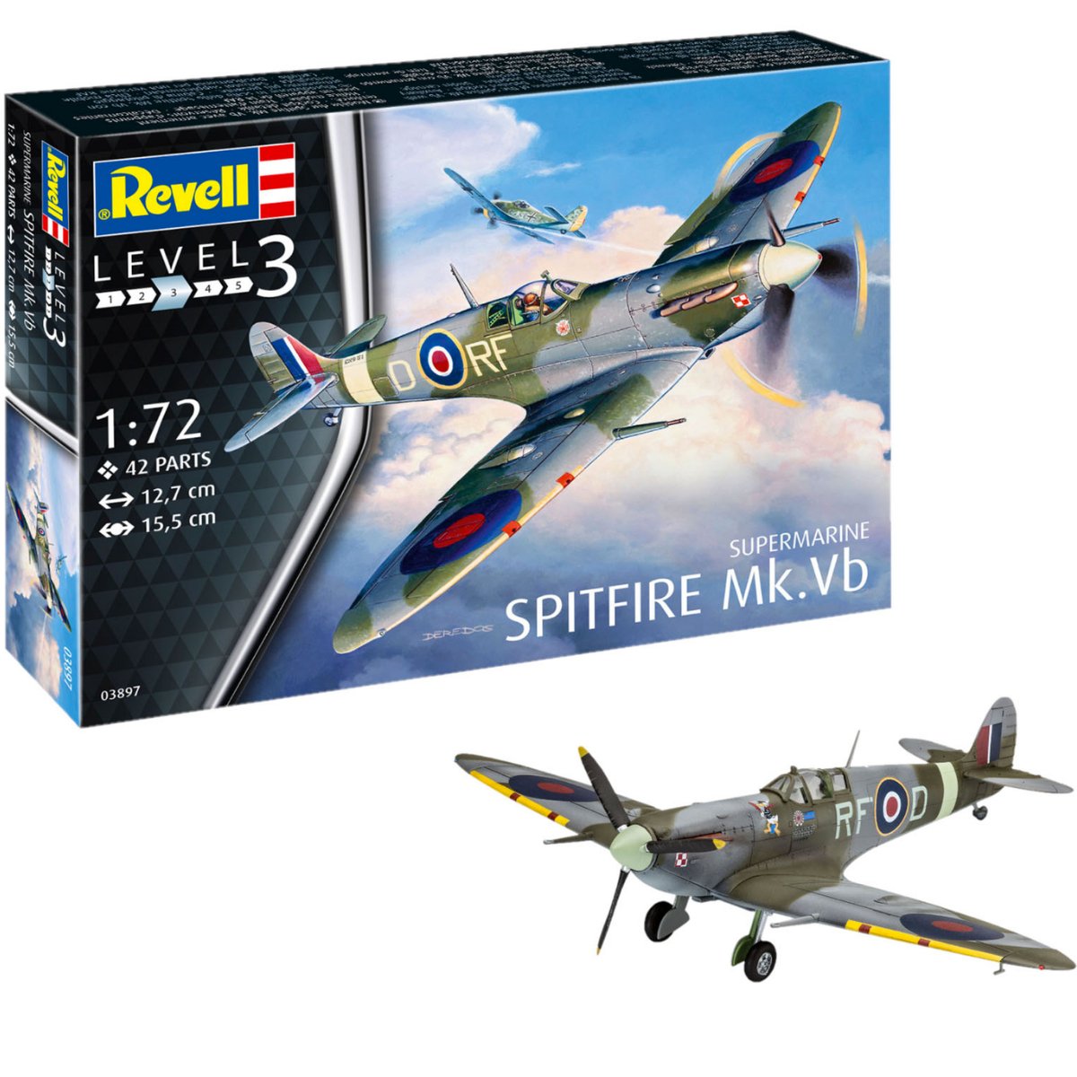 Revell 03897 Supermarine Spitfire Mk.Vb 1:72 - Phillips Hobbies