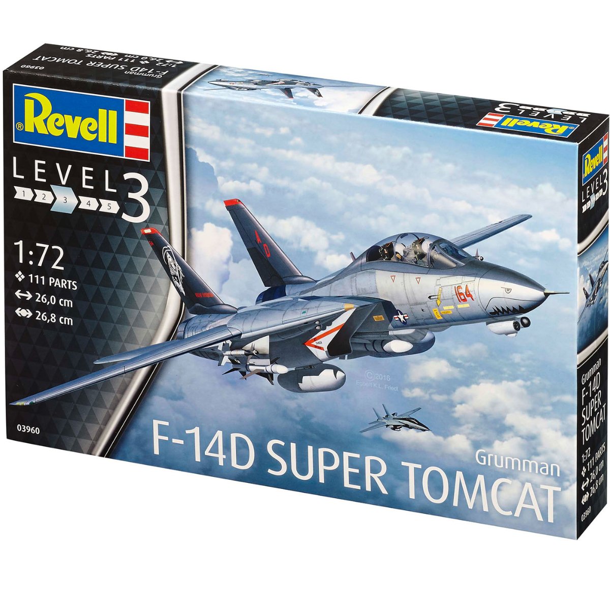 Revell 03960 Grumman F-14D Super Tomcat - 1:72 Scale - Phillips