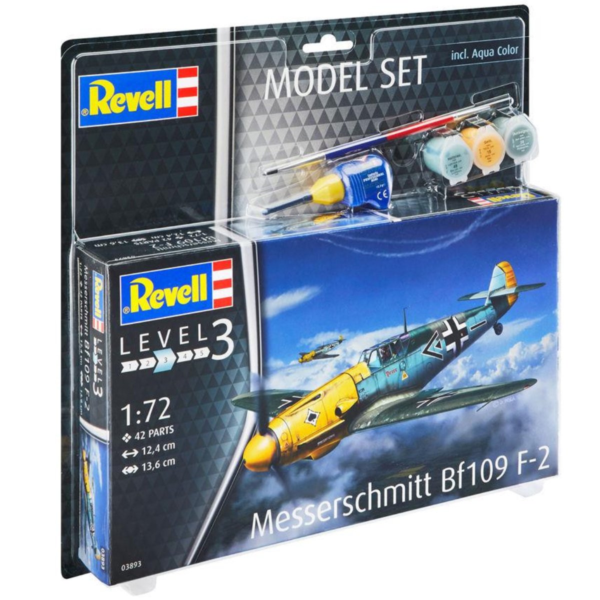 Revell Messerschmitt Bf109 F-2 Model Kit Set 1:72 - Phillips Hobbies