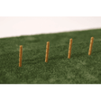Scale Model Scenery 4ft Fence Posts (Pre - Drilled Holes) - OO/HO Gauge - Phillips Hobbies