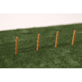 Scale Model Scenery 4ft Fence Posts (Pre - Drilled Holes) - OO/HO Gauge - Phillips Hobbies