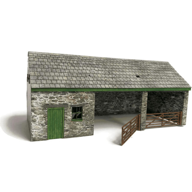 Scale Model Scenery KX064 Farm Machinery/Tractor Store - OO/HO Gauge - Phillips Hobbies