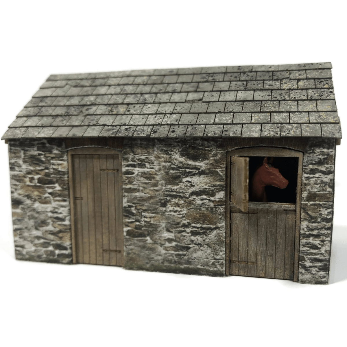 Scale Model Scenery KX085 Stables/Stores - OO/HO Gauge Kit - Phillips Hobbies