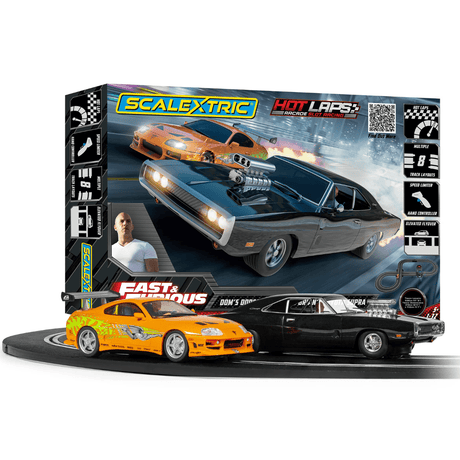 Scalextric C1458M Fast and Furious Hot Laps Race Set - 1:32 Scale - Phillips Hobbies