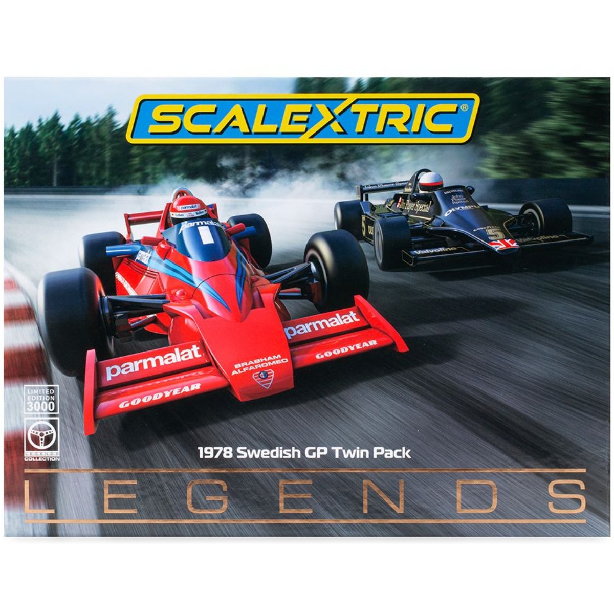 Scalextric C4392A 1978 Swedish Grand Prix Twin Pack - 1:32 Scale Slot Cars - Phillips Hobbies