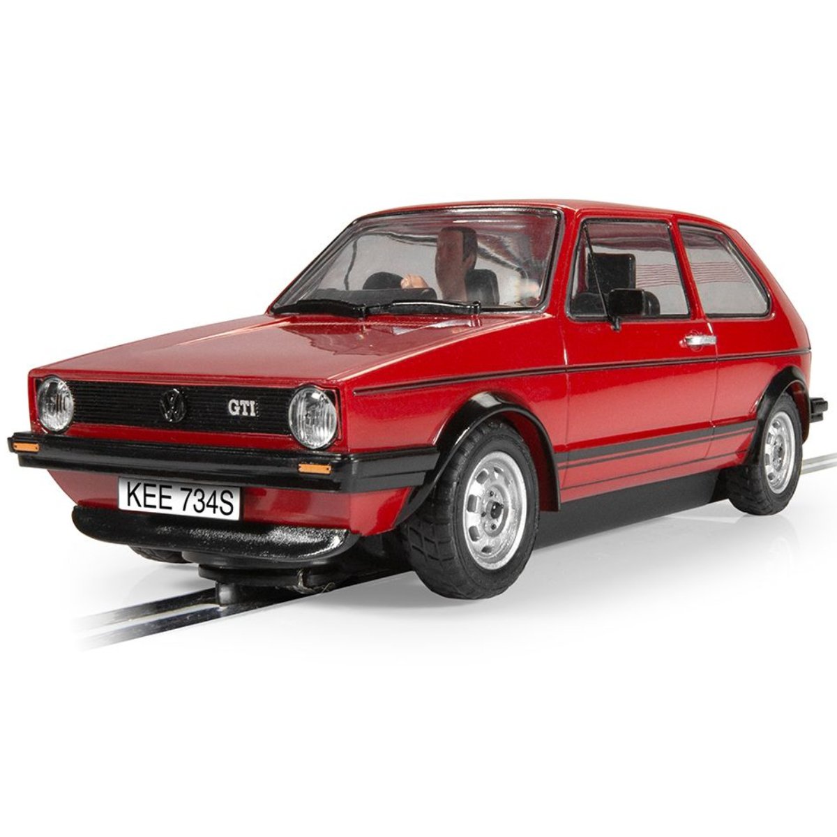 Scalextric C4490 Volkswagen Golf GTI Red - 1:32 Scale Slot Car - Phillips Hobbies