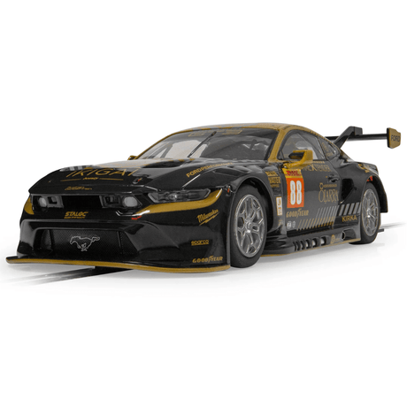 Scalextric C4519 Ford Mustang GT3 Proton Competition Qatar 2024 - 1:32 Scale Slot Car - Phillips Hobbies