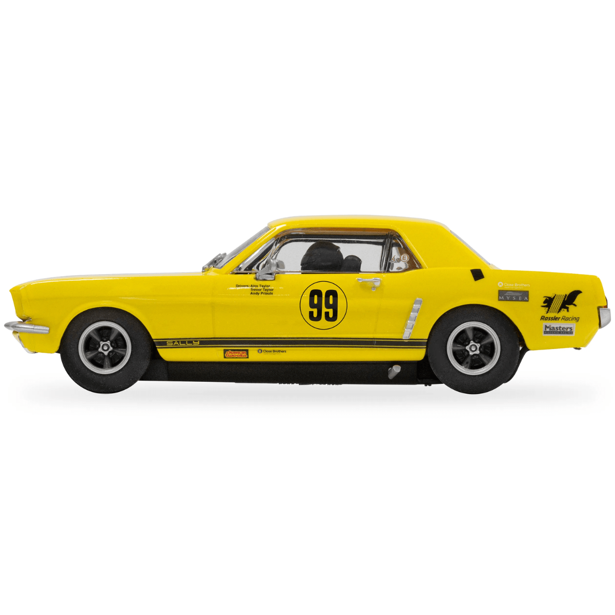Scalextric C4537 Ford Mustang Rassler Racing - 1:32 Scale Slot Car - Phillips Hobbies