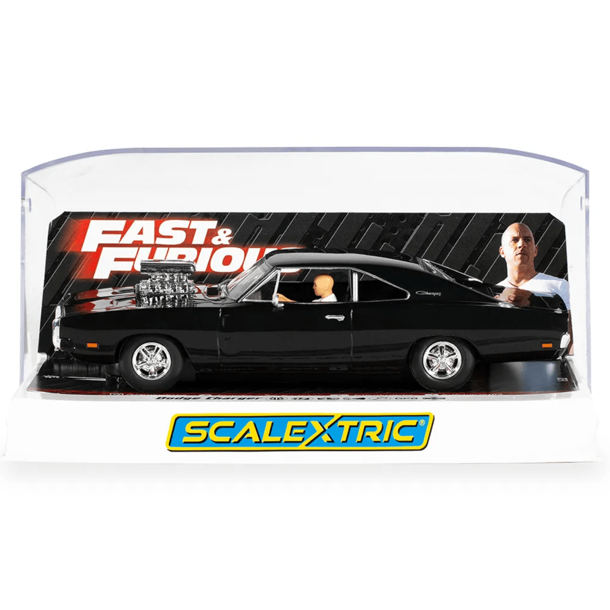 Scalextric C4573 Dodge Charger The Fast And The Furious - 1:32 Scale Slot Car - Phillips Hobbies