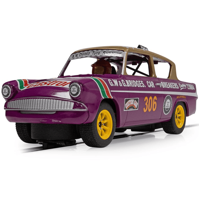 Scalextric C4584 Ford Anglia 105e George Polley 306 - 1:32 Scale - Phillips Hobbies