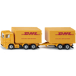 Siku 1694 DHL Truck With Trailer Toy Model - Phillips Hobbies