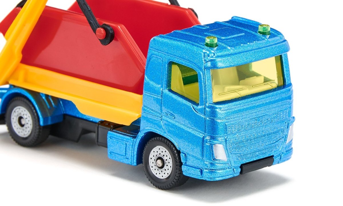 Siku 1695 Truck With Skip And Trailer Toy Model - Phillips Hobbies