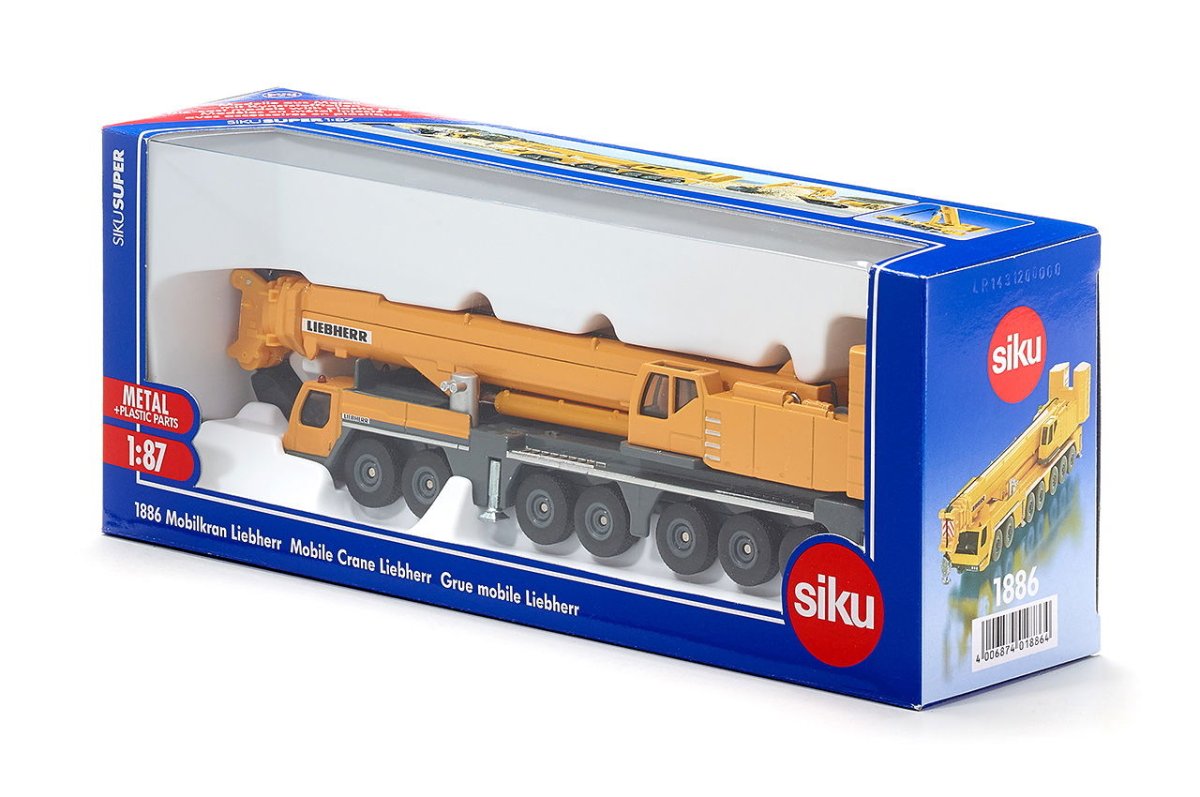 Siku 1886 Liebherr Mobile Crane Toy Model - Phillips Hobbies