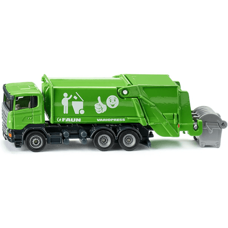 Siku 1890 Faun Variopress Refuse Truck Toy Model - Phillips Hobbies