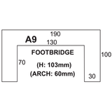 Superquick A09 Covered Footbridge - Card Kit - Phillips Hobbies